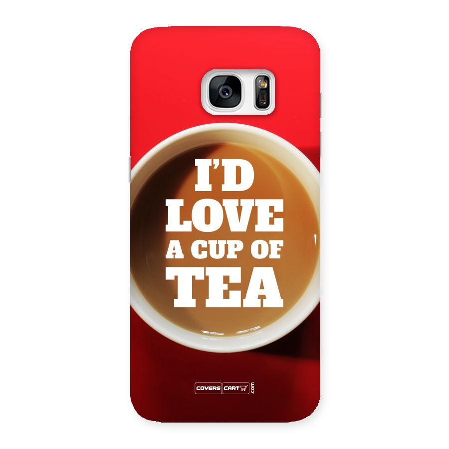 Cup of Tea Back Case for Galaxy S7 Edge