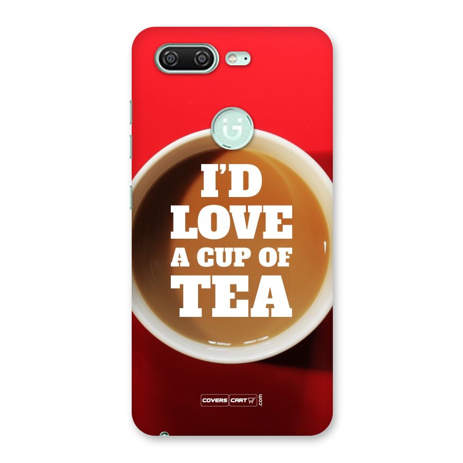 Cup of Tea Back Case for Gionee S10