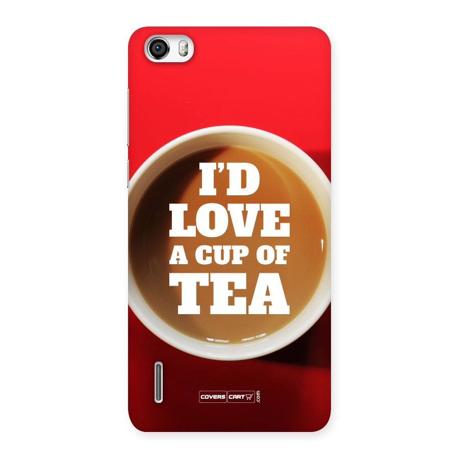 Cup of Tea Back Case for Honor 6