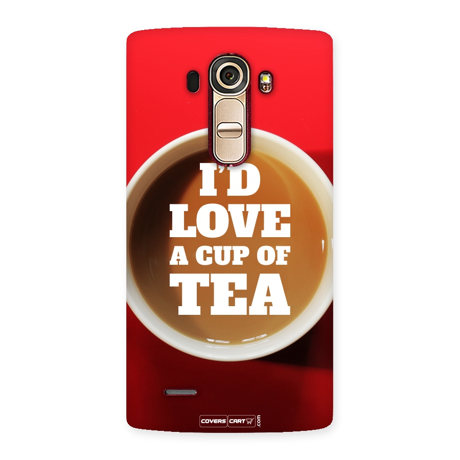 Cup of Tea Back Case for LG G4