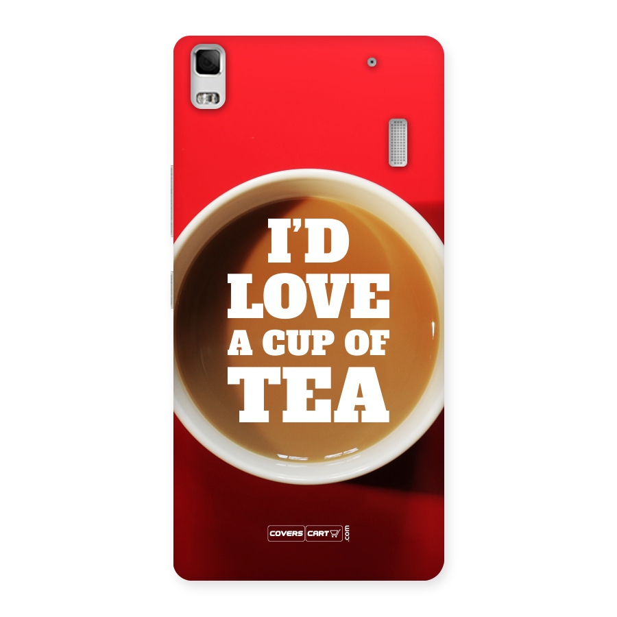 Cup of Tea Back Case for Lenovo A7000