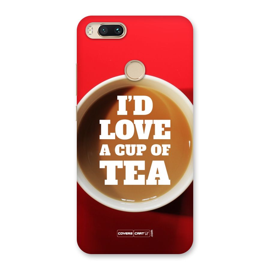 Cup of Tea Back Case for Mi A1