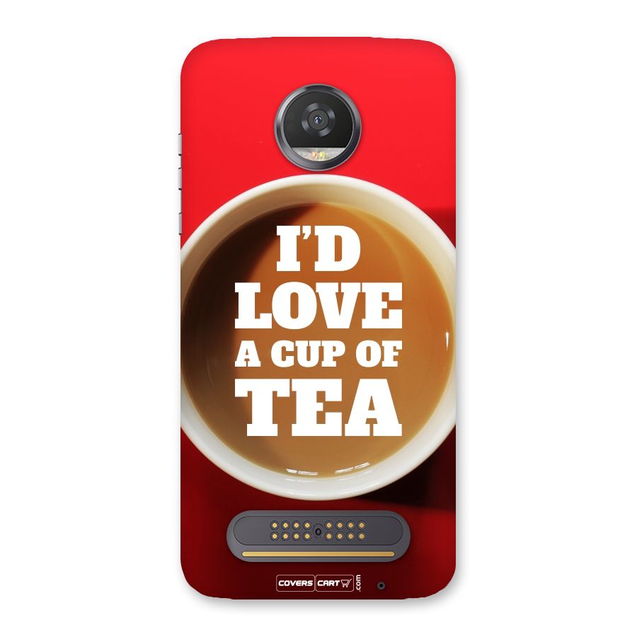 Cup of Tea Back Case for Moto Z2 Play