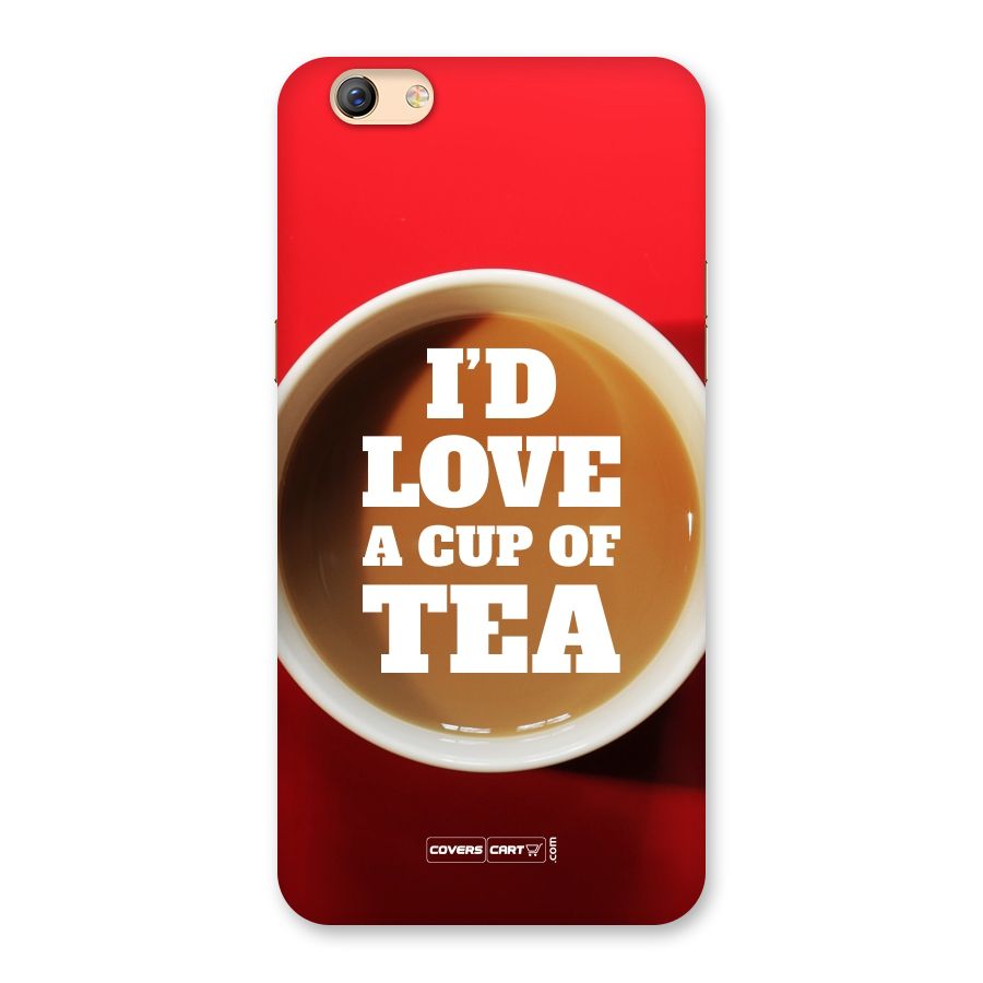 Cup of Tea Back Case for Oppo F3 Plus