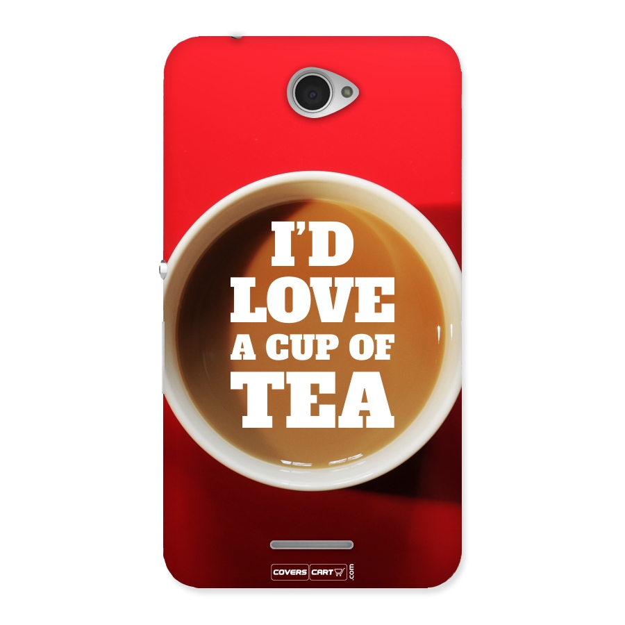 Cup of Tea Back Case for Sony Xperia E4