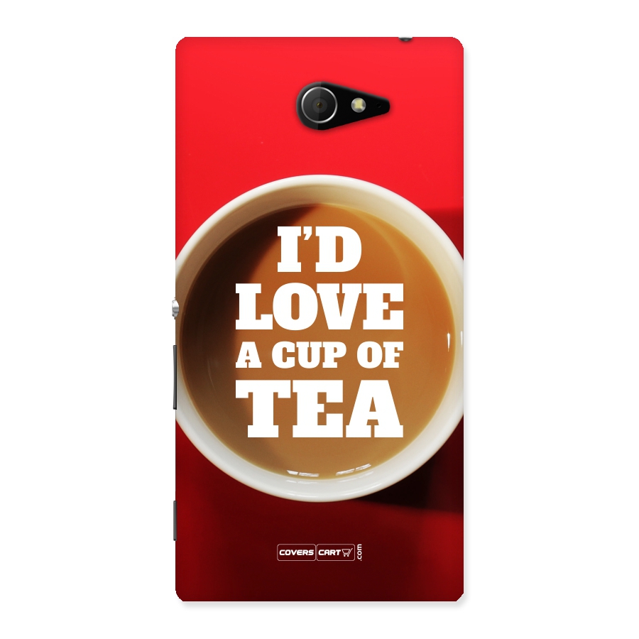 Cup of Tea Back Case for Sony Xperia M2