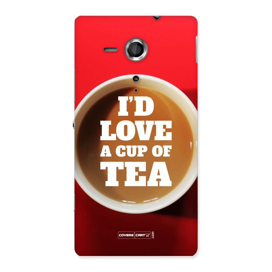 Cup of Tea Back Case for Sony Xperia SP