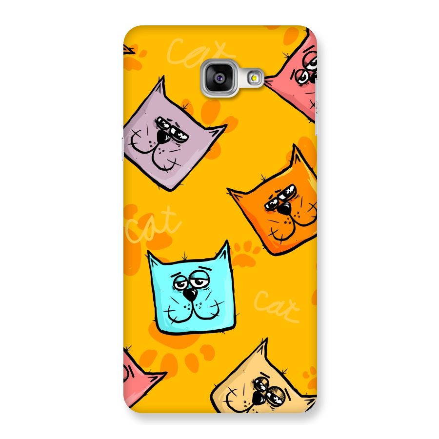 Cute Cat Pattern Back Case for Galaxy A9