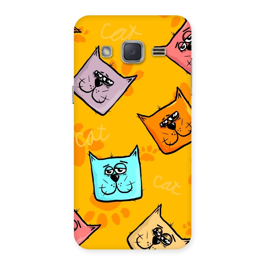 Cute Cat Pattern Back Case for Galaxy J2