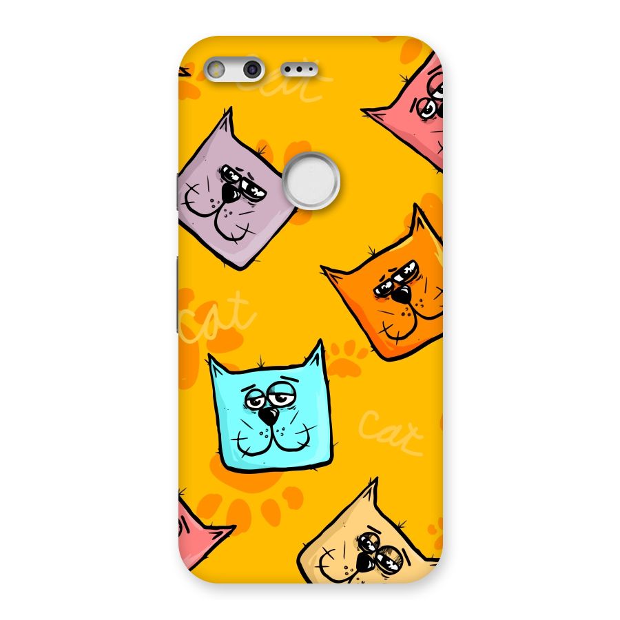Cute Cat Pattern Back Case for Google Pixel