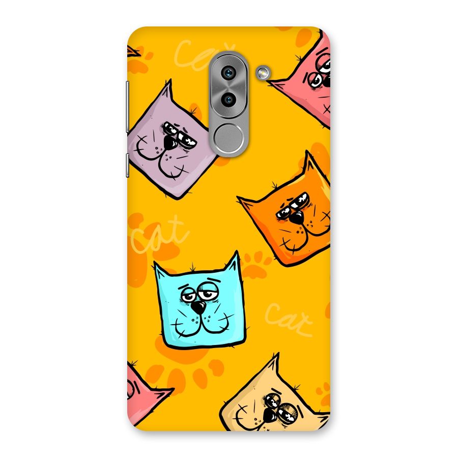 Cute Cat Pattern Back Case for Honor 6X