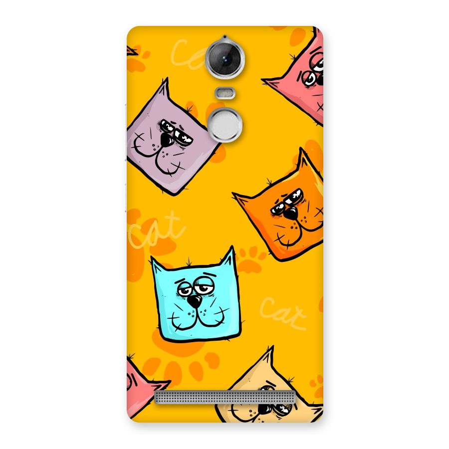 Cute Cat Pattern Back Case for Vibe K5 Note
