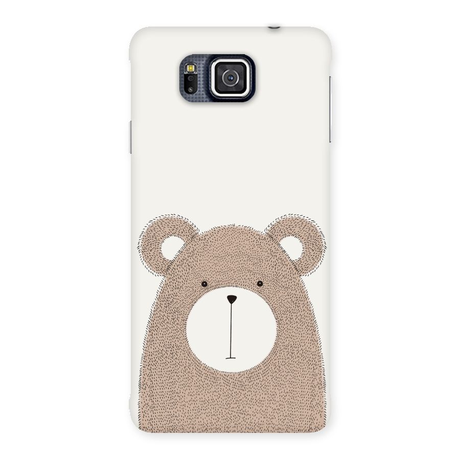 Cute Bear Back Case for Galaxy Alpha