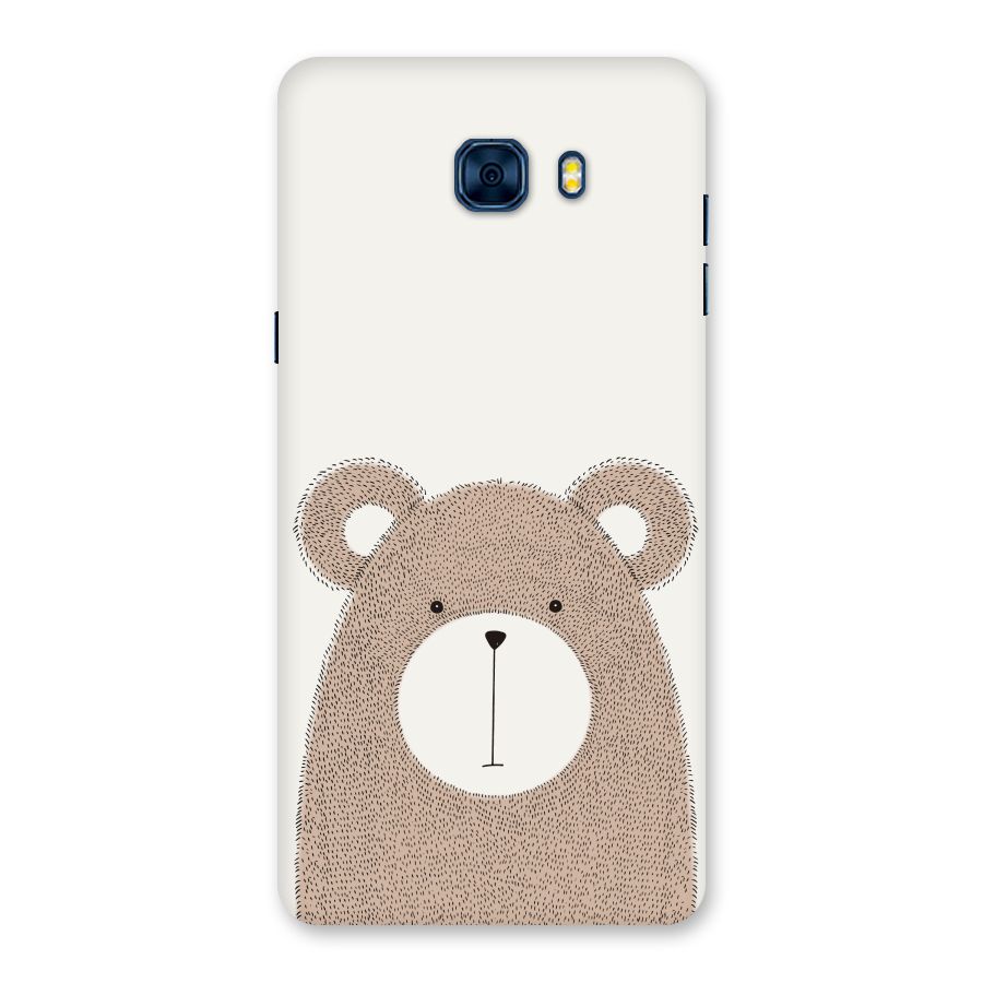 Cute Bear Back Case for Galaxy C7 Pro
