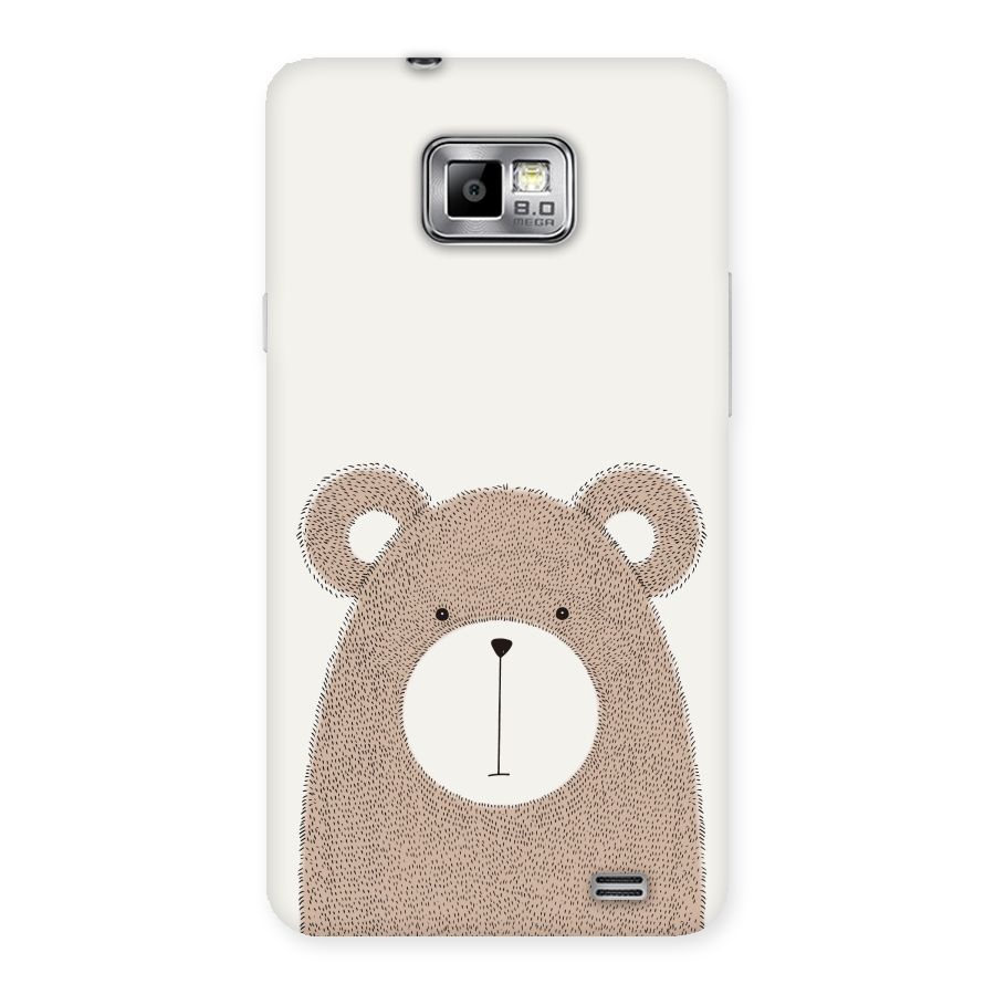 Cute Bear Back Case for Galaxy S2