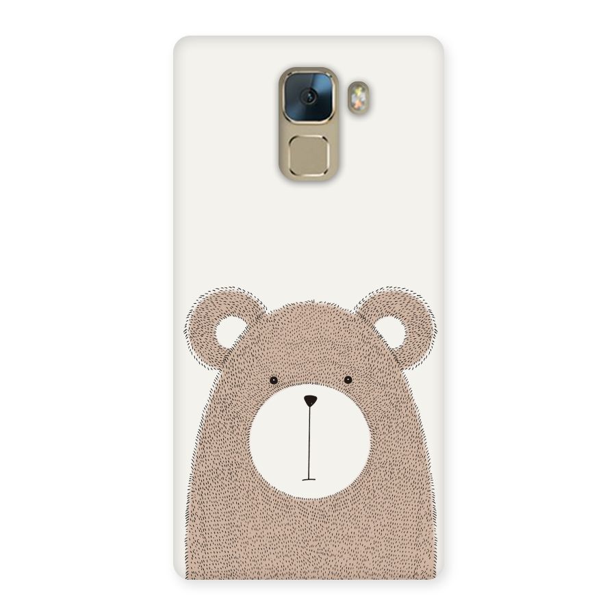 Cute Bear Back Case for Huawei Honor 7