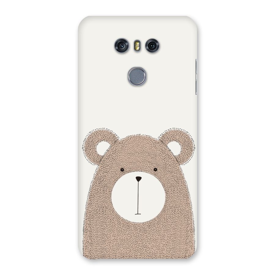 Cute Bear Back Case for LG G6