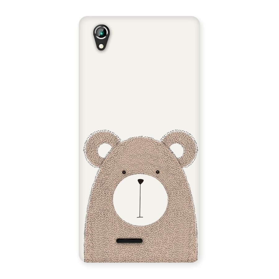 Cute Bear Back Case for Lava Iris 800