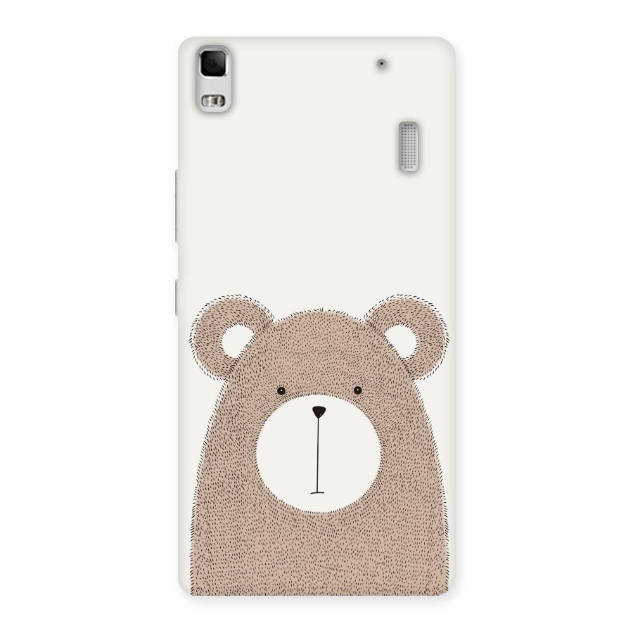 Cute Bear Back Case for Lenovo K3 Note