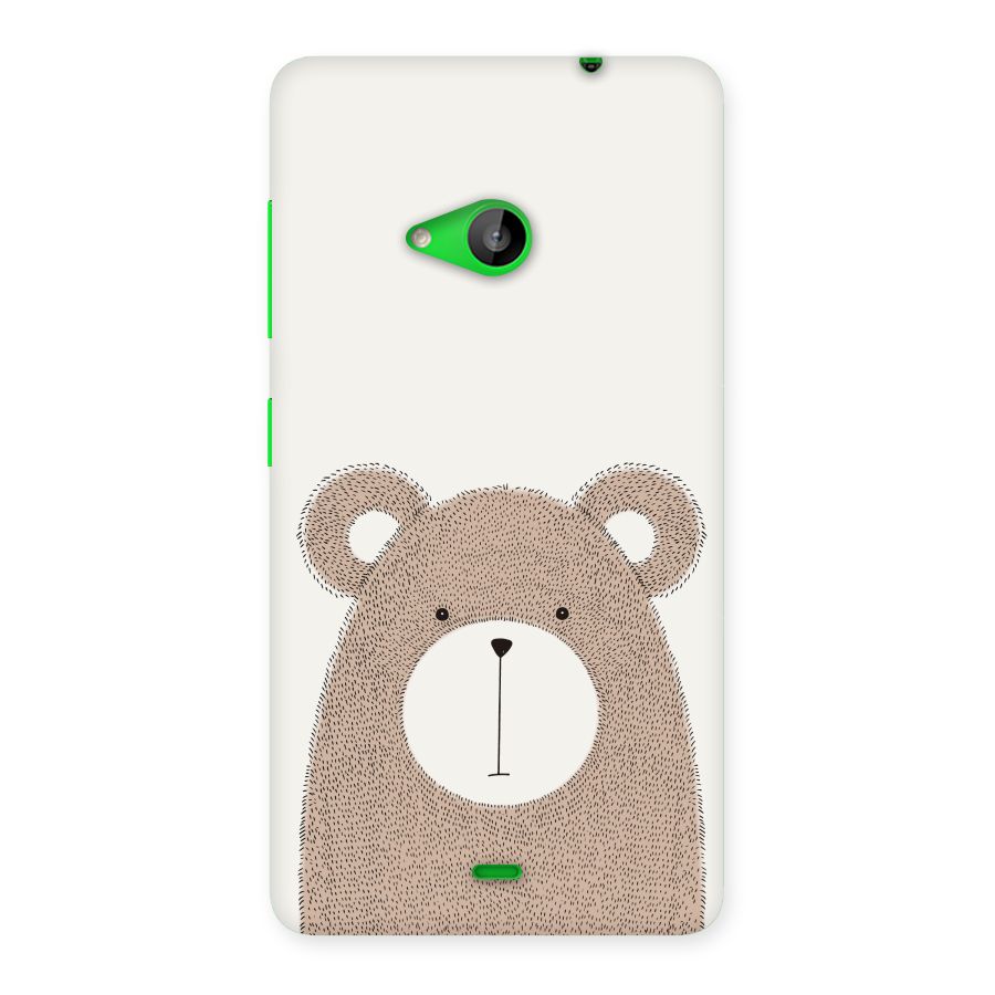 Cute Bear Back Case for Lumia 535
