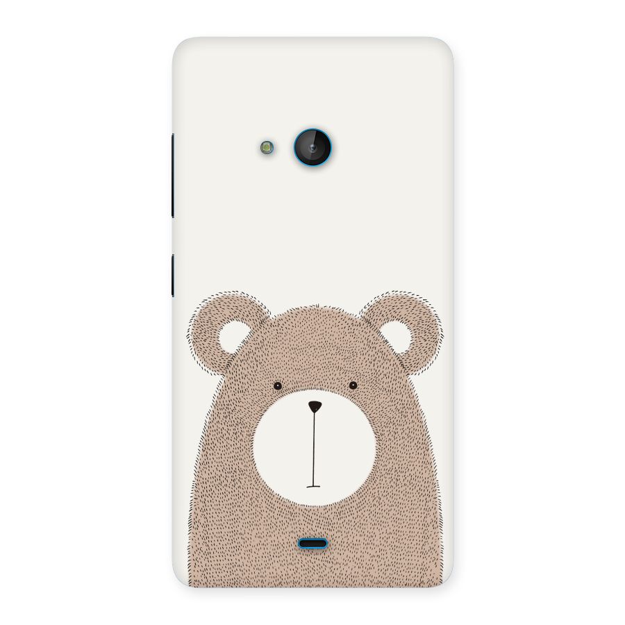 Cute Bear Back Case for Lumia 540