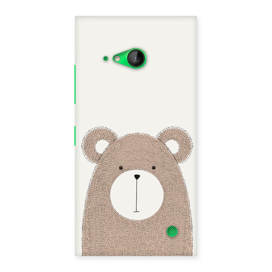 Cute Bear Back Case for Lumia 730