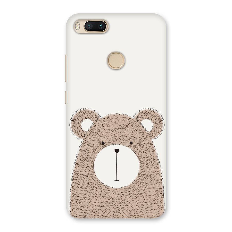 Cute Bear Back Case for Mi A1
