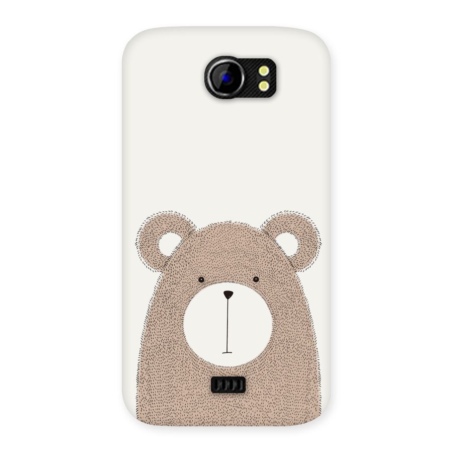 Cute Bear Back Case for Micromax Canvas 2 A110