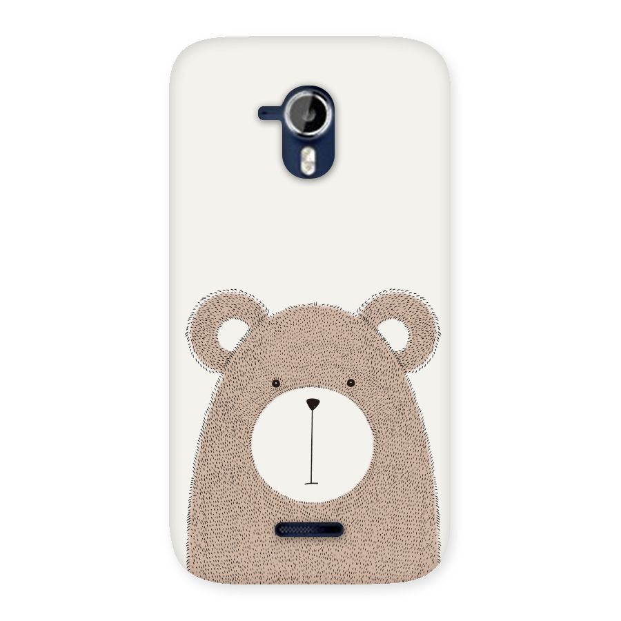 Cute Bear Back Case for Micromax Canvas Magnus A117