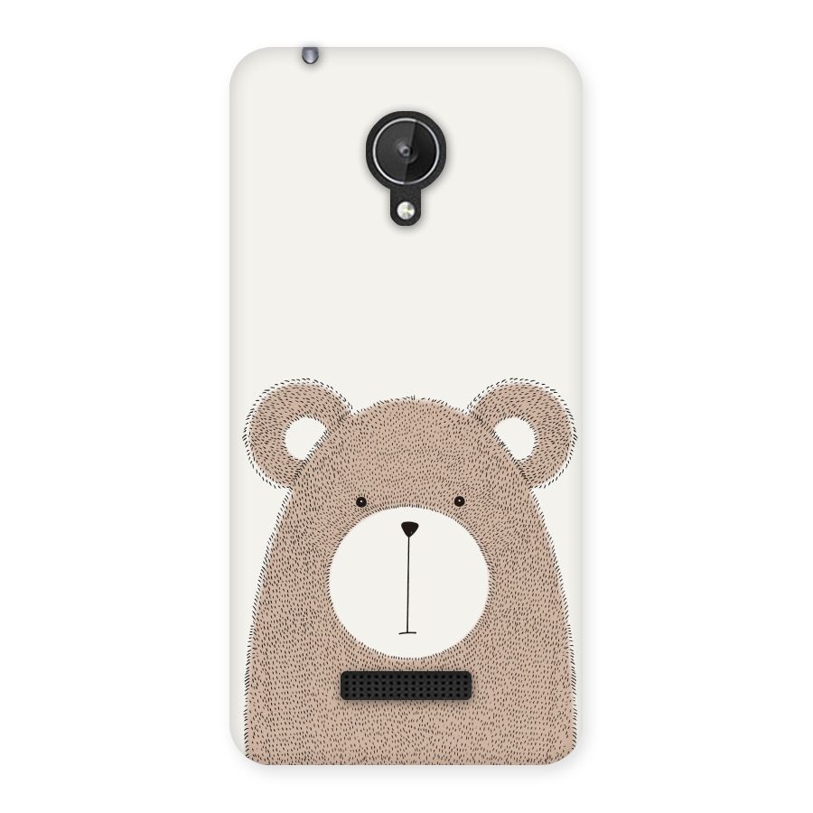 Cute Bear Back Case for Micromax Canvas Spark Q380