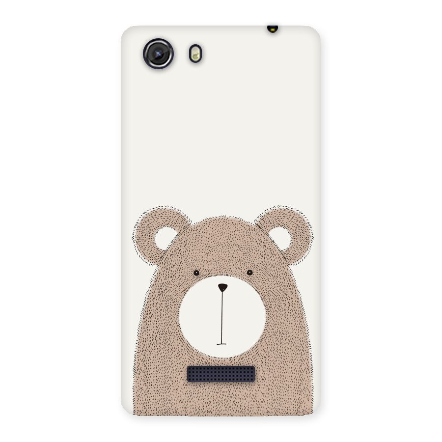 Cute Bear Back Case for Micromax Unite 3