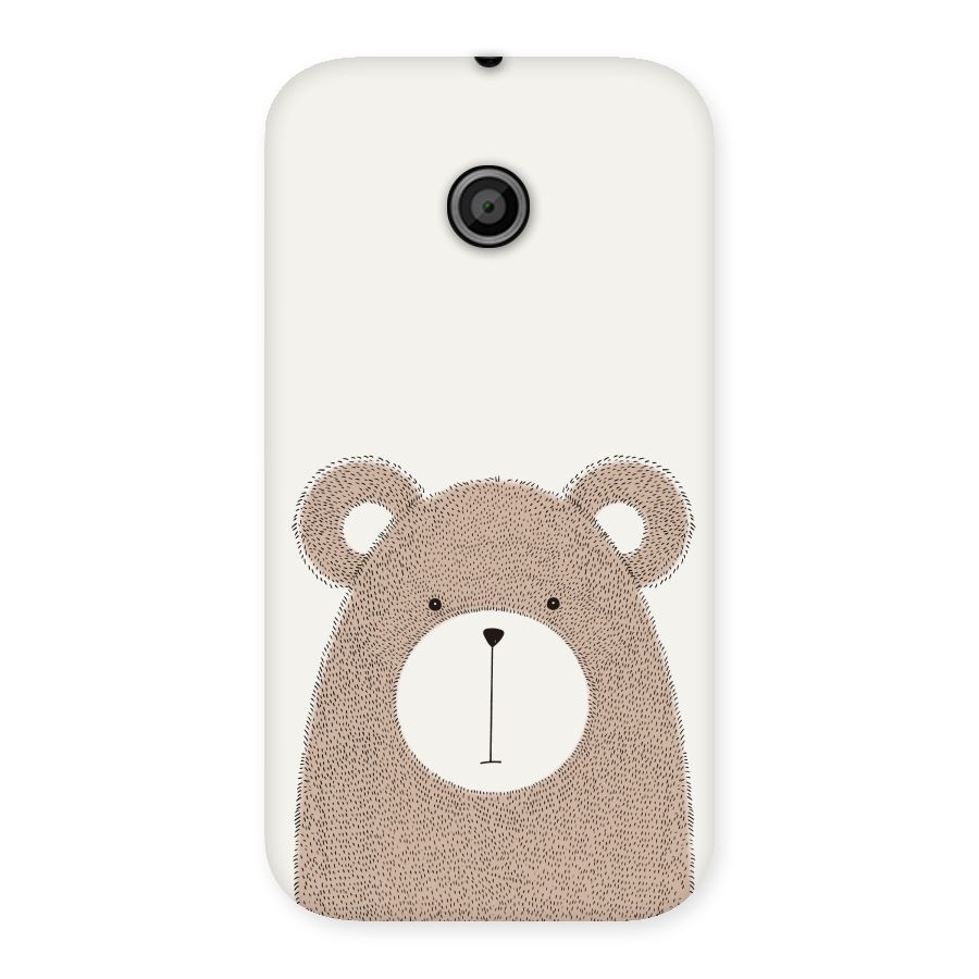 Cute Bear Back Case for Moto E
