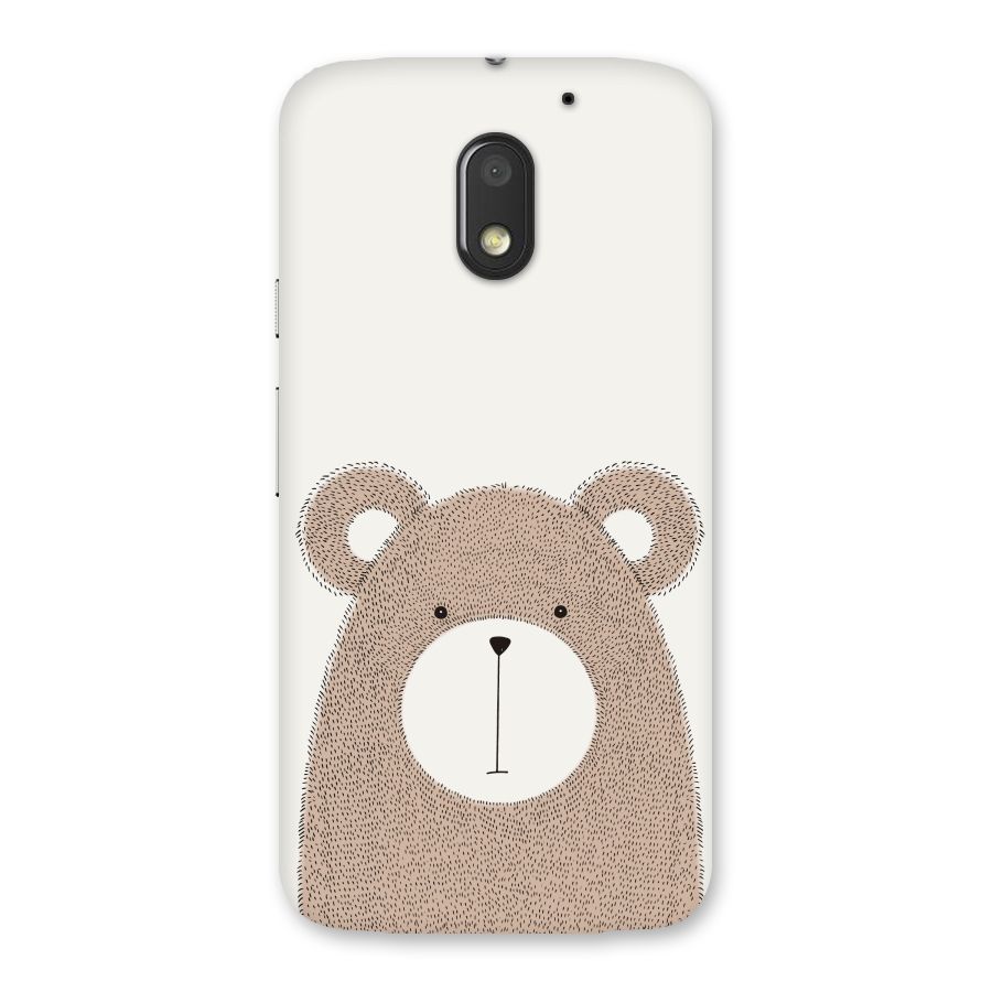 Cute Bear Back Case for Moto E3 Power