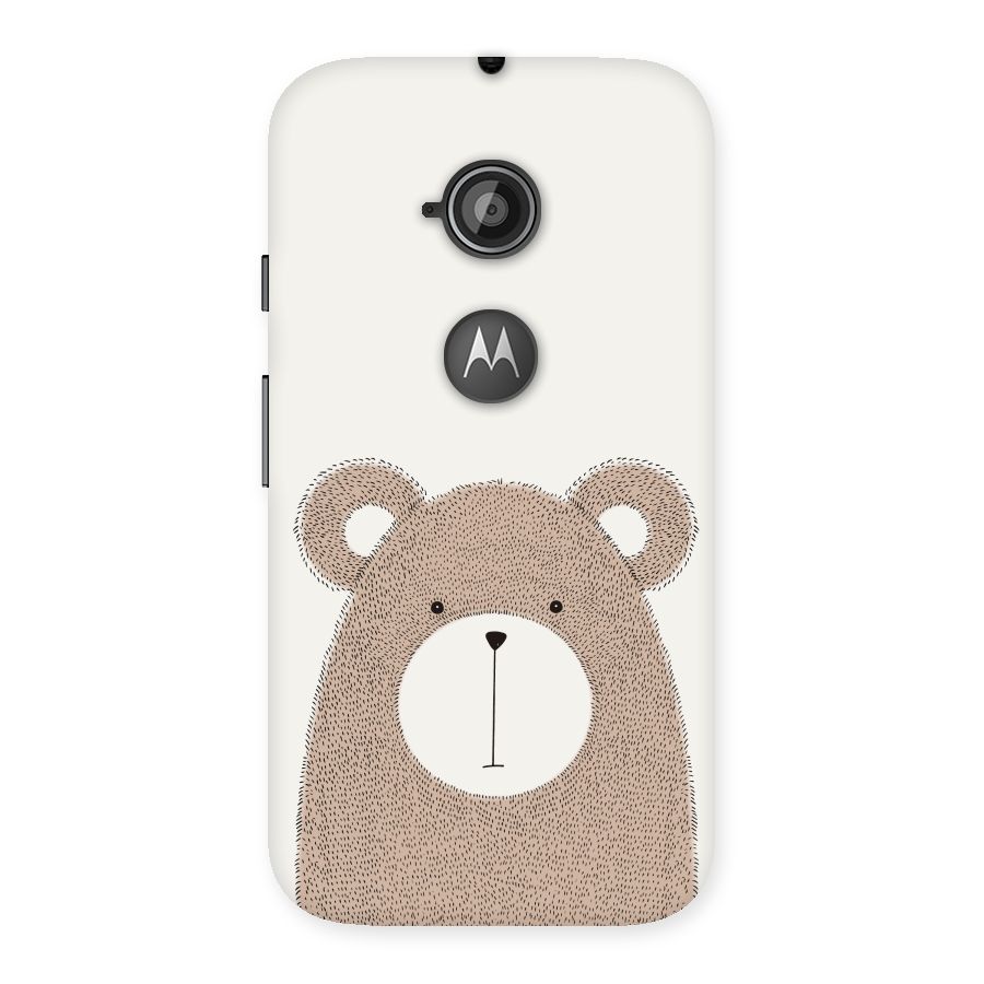 Cute Bear Back Case for Moto E 2nd Gen