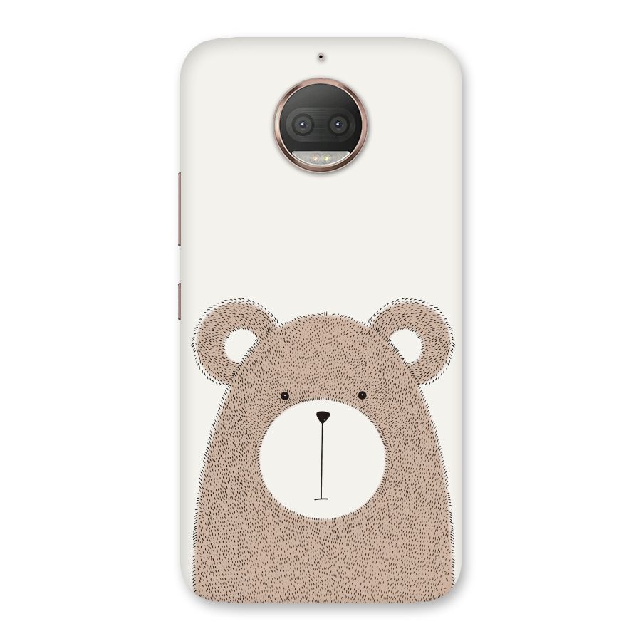 Cute Bear Back Case for Moto G5s Plus