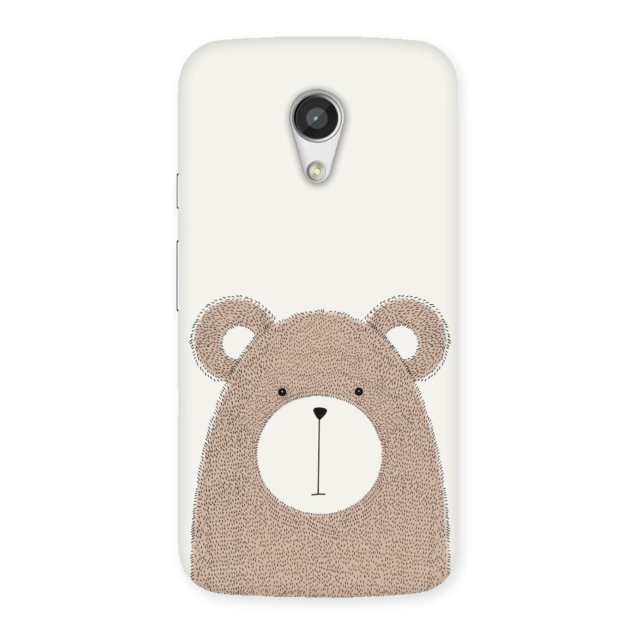 Cute Bear Back Case for Moto G 2nd Gen