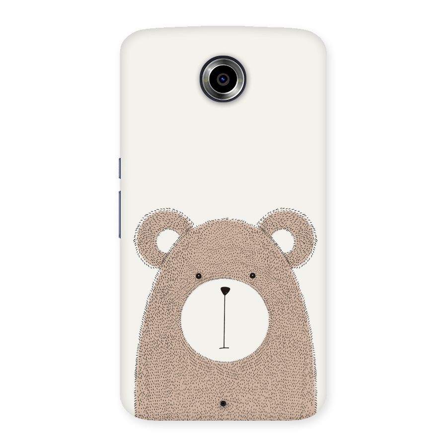Cute Bear Back Case for Nexsus 6