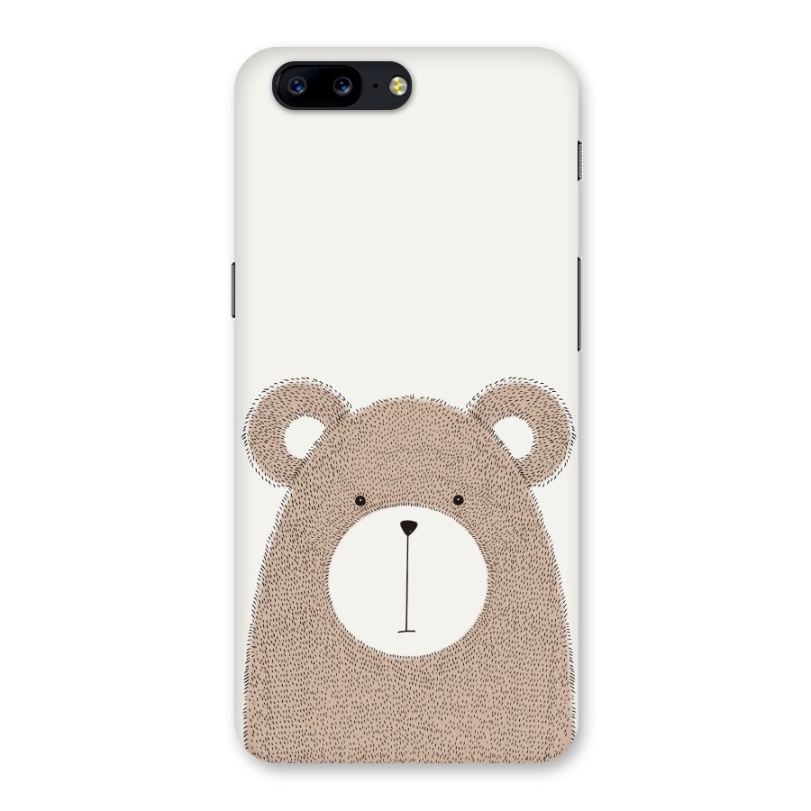 Cute Bear Back Case for OnePlus 5