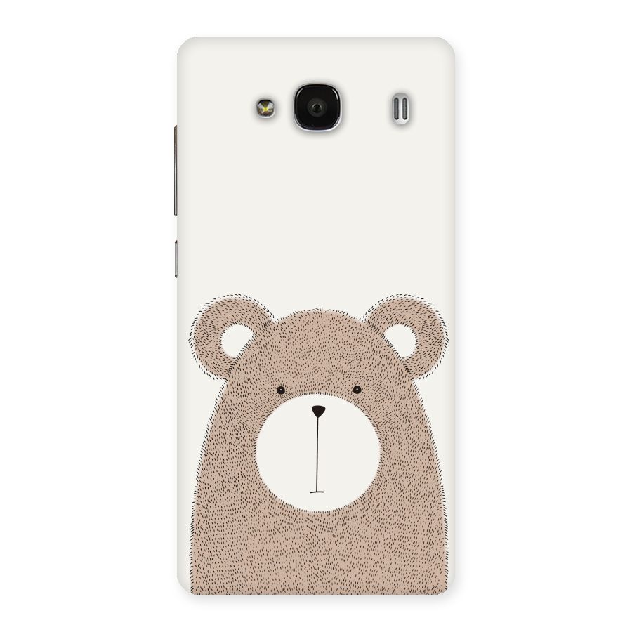 Cute Bear Back Case for Redmi 2