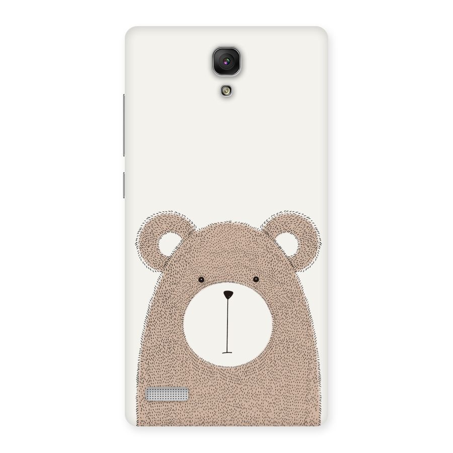 Cute Bear Back Case for Redmi Note