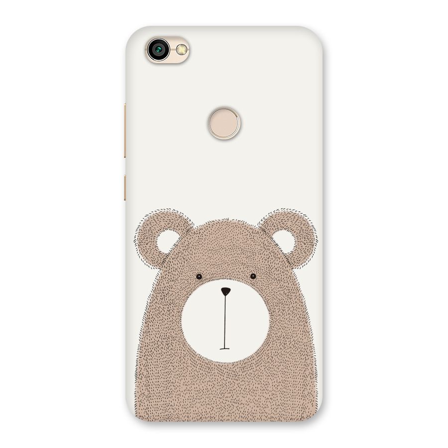 Cute Bear Back Case for Redmi Y1 2017