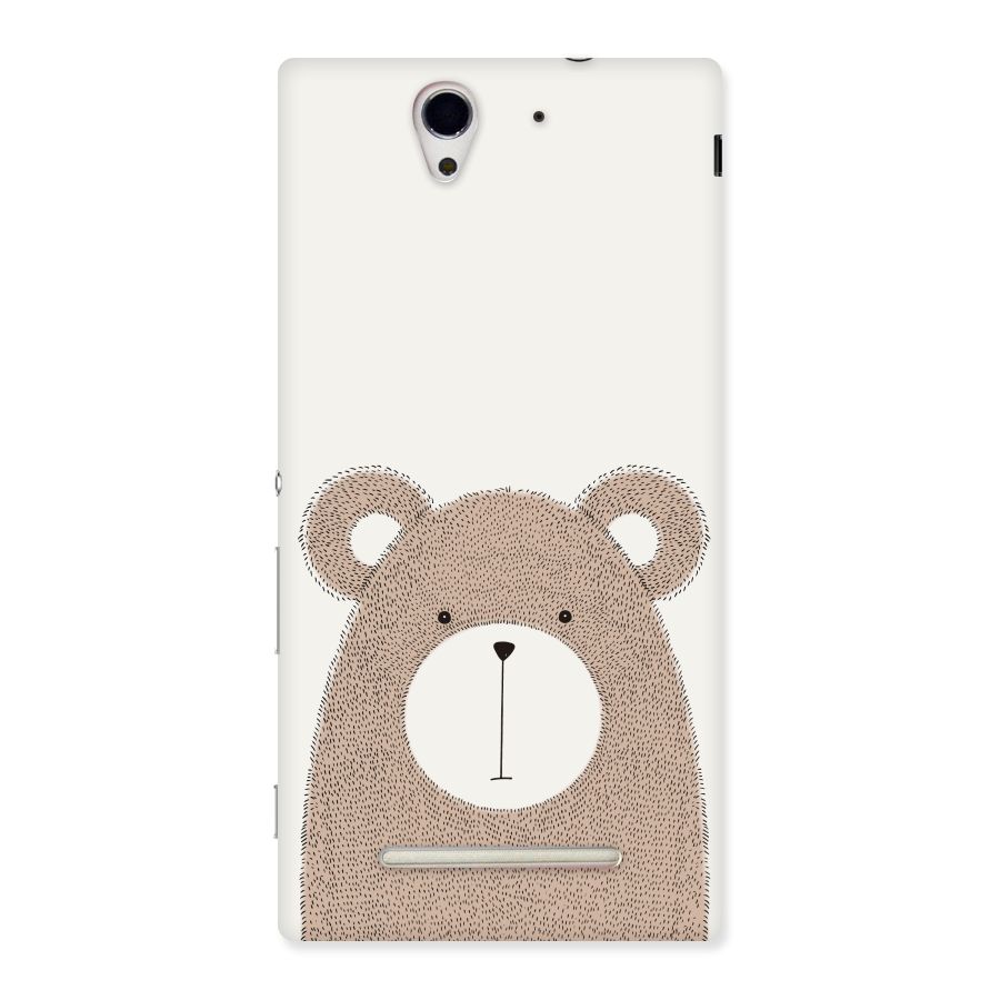 Cute Bear Back Case for Sony Xperia C3