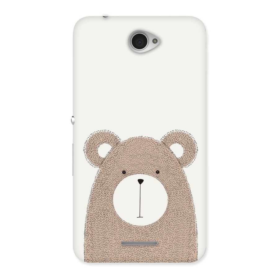 Cute Bear Back Case for Sony Xperia E4