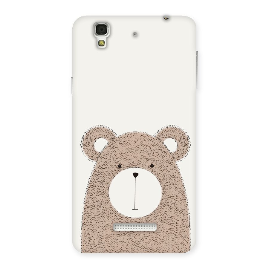 Cute Bear Back Case for YU Yureka Plus