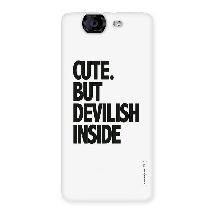 Cute But Devil Back Case for Canvas Knight A350