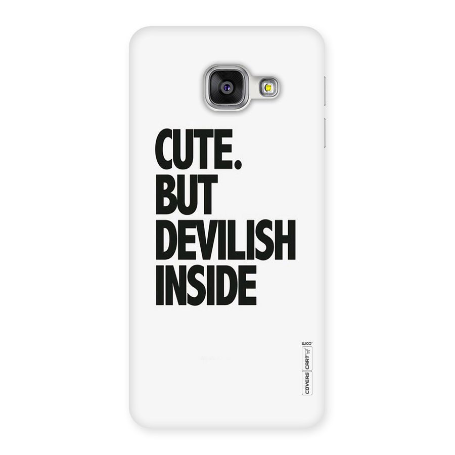 Cute But Devil Back Case for Galaxy A3 2016