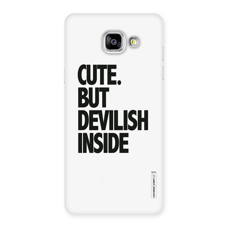 Cute But Devil Back Case for Galaxy A5 2016