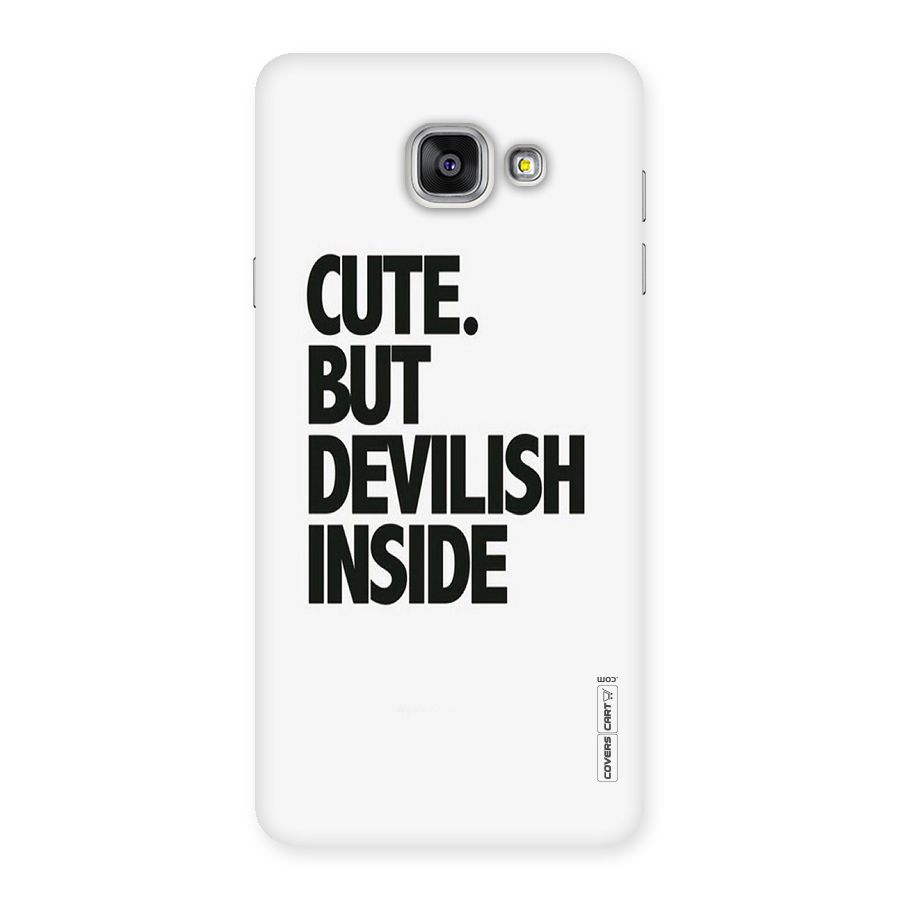 Cute But Devil Back Case for Galaxy A7 2016