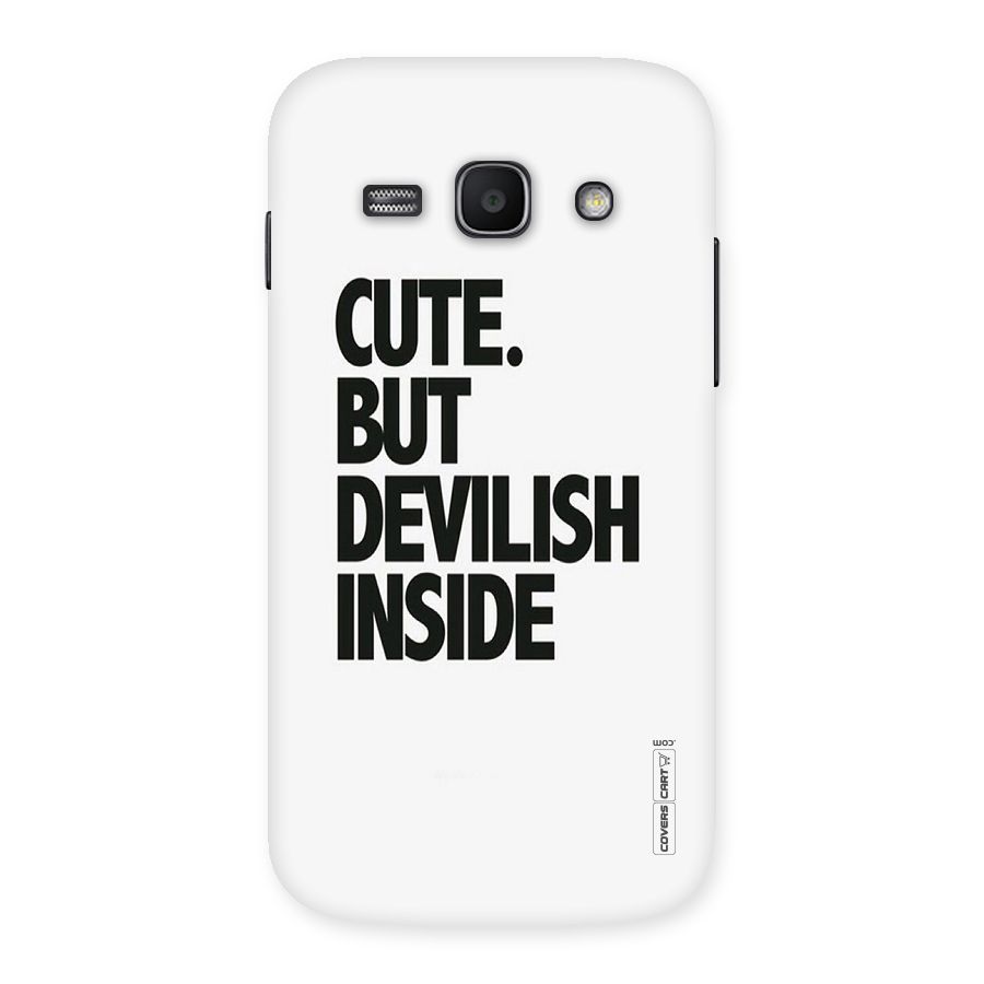 Cute But Devil Back Case for Galaxy Ace 3