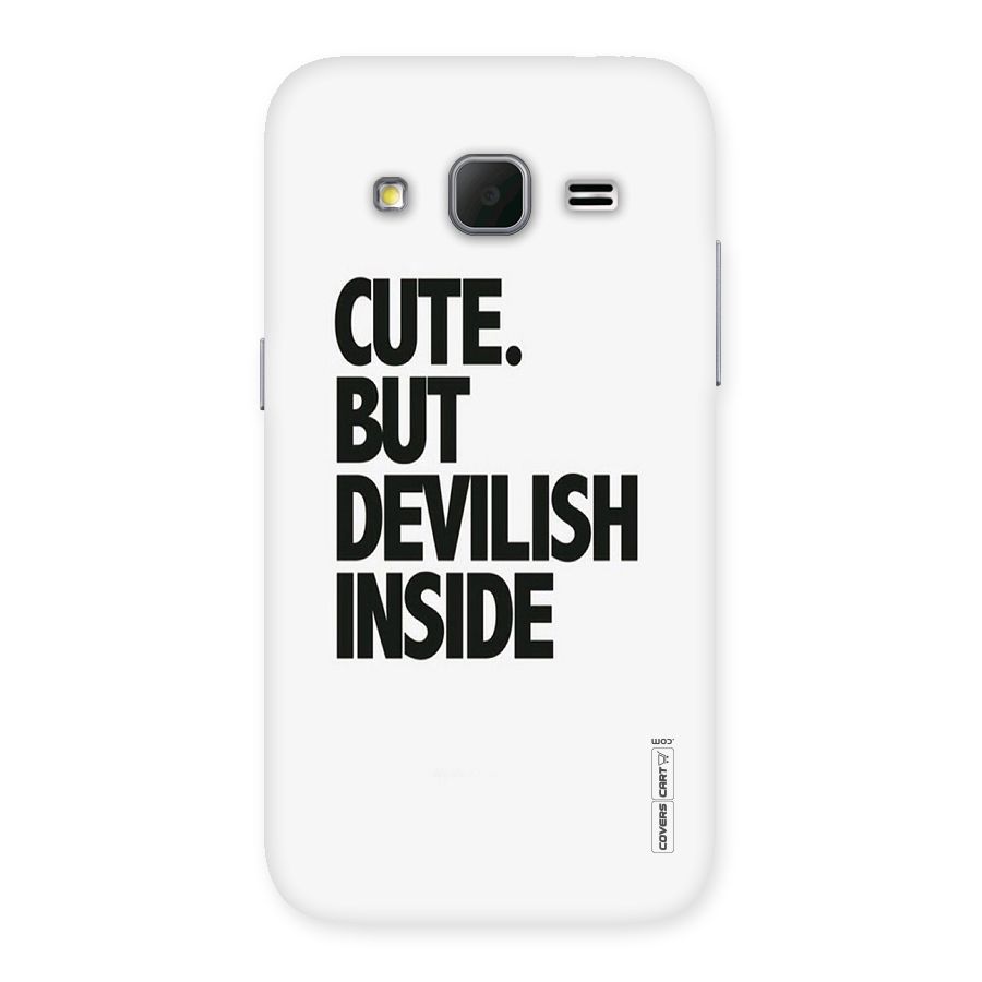 Cute But Devil Back Case for Galaxy Core Prime